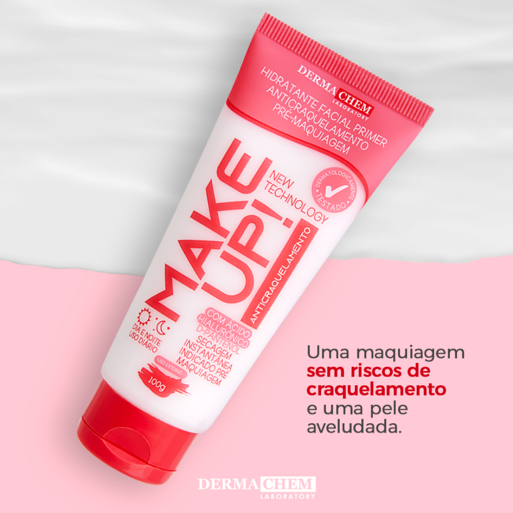 Hidratante Facial Primer Pré Maquiagem Make Up Dermachem 100 G