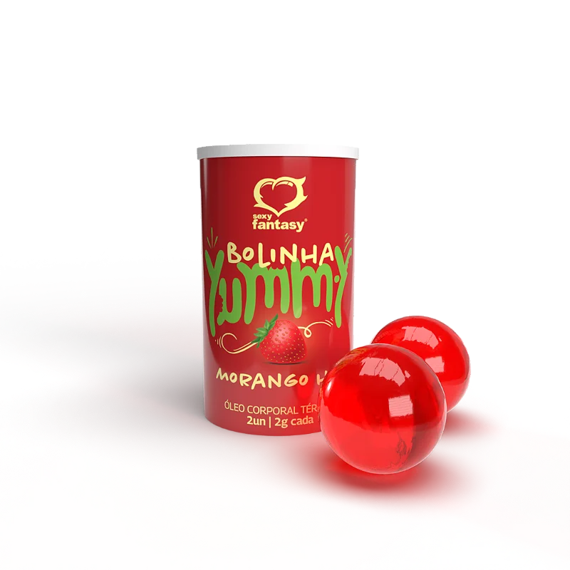 Yummy Bolinha Beijável Térmica com 2 Unidades de 2g Sexy Fantasy