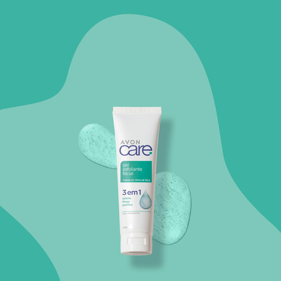 Avon Care Gel Esfoliante Facial 3 em 1 100g