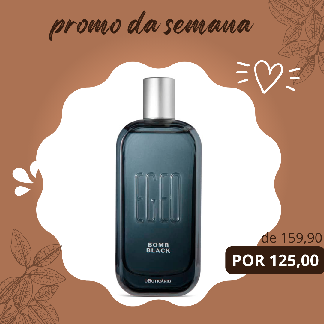  Egeo Bomb Black Desodorante Colônia 90ml