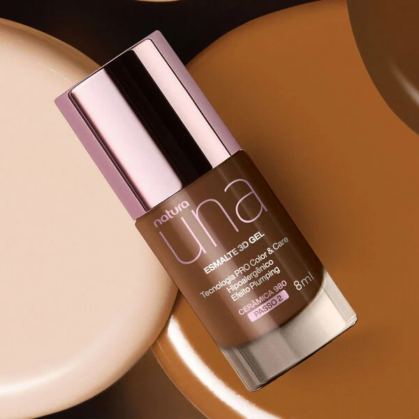 Esmalte 3D Gel Una 8 ml - Cerâmica 